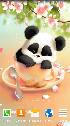 Sleepy Panda Live Wallpaper - عکس برنامه موبایلی اندروید