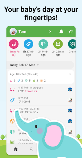 Baby Daybook - Newborn Tracker - Image screenshot of android app
