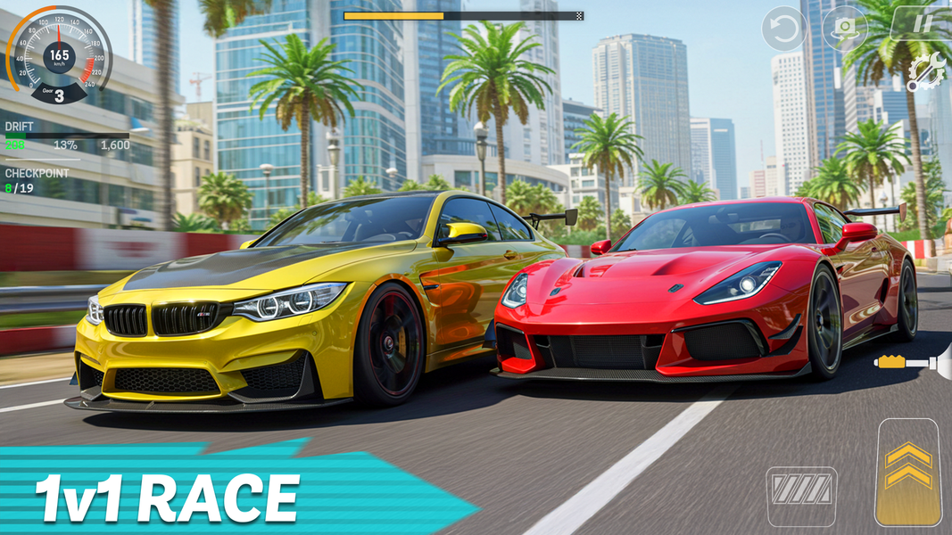 Car Driving Race - Drag Racing - Gameplay image of android game