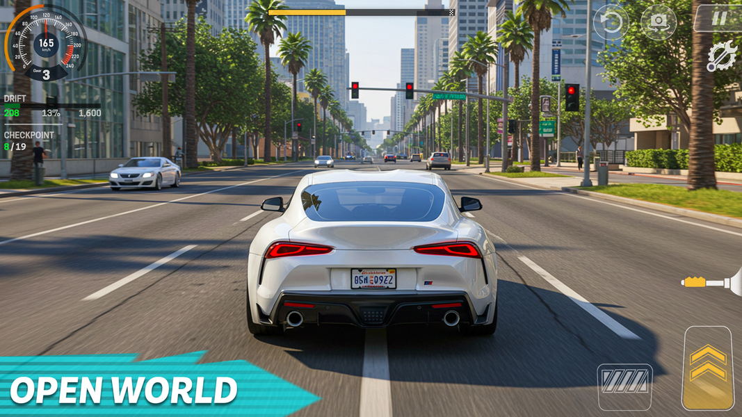 Car Driving Race - Drag Racing - Gameplay image of android game
