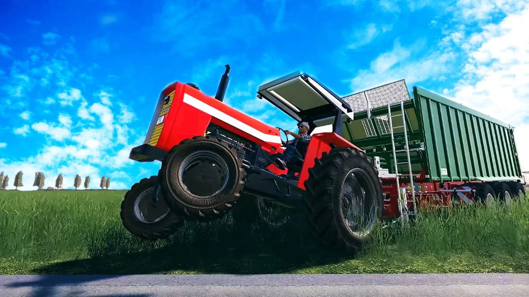 Drive Tractor Trolley Offroad - عکس بازی موبایلی اندروید