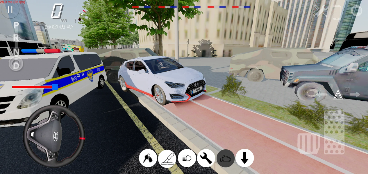 3DDrivingGame 4.0 - Gameplay image of android game