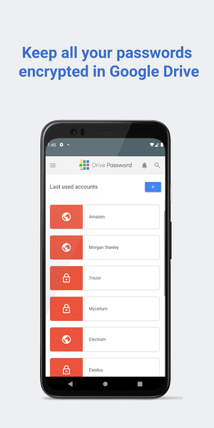 DrivePassword Password Manager - Image screenshot of android app