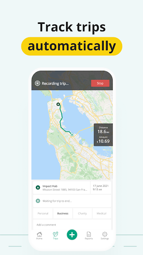 Mileage Tracker by Driversnote - Image screenshot of android app