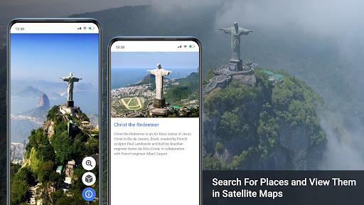 GPS Earth Maps Live Navigation - Image screenshot of android app
