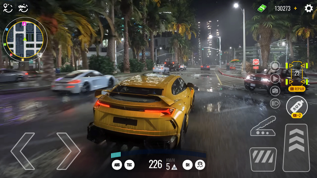 Driving Real Race Open City 3D - Gameplay image of android game