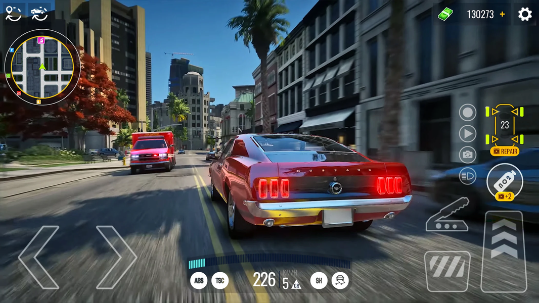 Driving Real Race Open City 3D - Gameplay image of android game