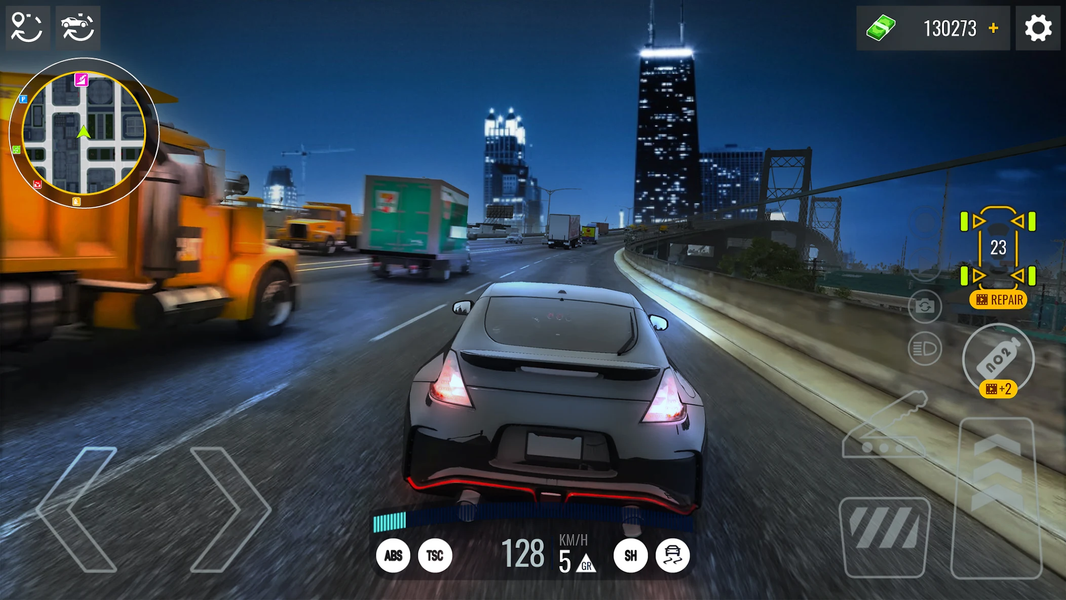 Driving Real Race Open City 3D - Gameplay image of android game