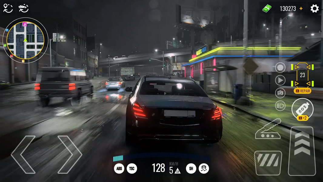 Driving Real Race Open City 3D - Gameplay image of android game