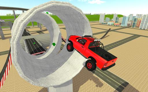 Offroad SUV Stunt Jeep Driving - Image screenshot of android app
