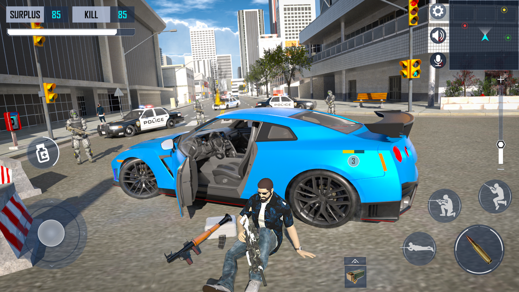 Gangster Shooting Police Game - عکس بازی موبایلی اندروید