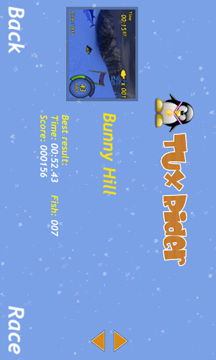 Tux Rider - Gameplay image of android game