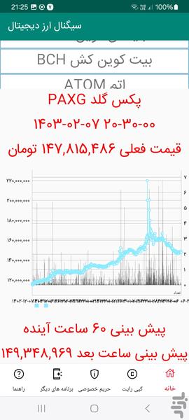 سیگنال ارز دیجیتال - عکس برنامه موبایلی اندروید
