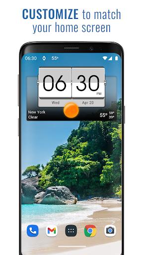 3D Flip Clock & Weather - Image screenshot of android app