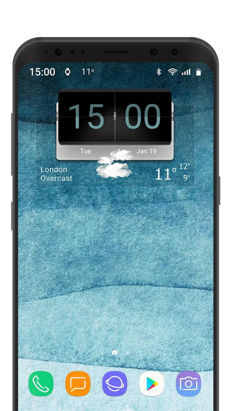 3D Flip Clock Theme Pack 03 - Image screenshot of android app