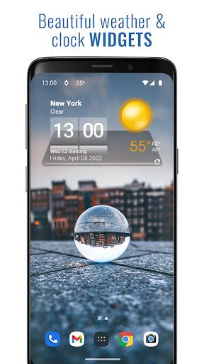 3D Sense Clock & Weather - Image screenshot of android app