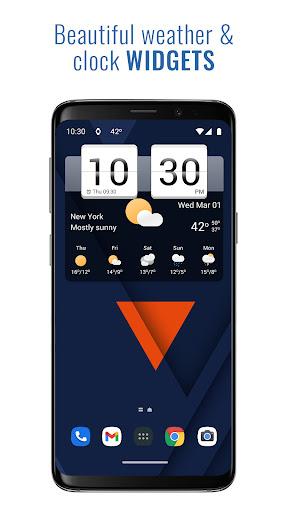 Sense Flip Clock & Weather - عکس برنامه موبایلی اندروید