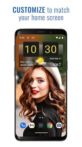 Sense Flip Clock & Weather - Image screenshot of android app