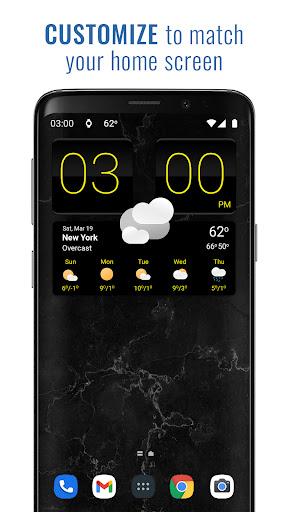 Sense V2 Flip Clock & Weather - Image screenshot of android app