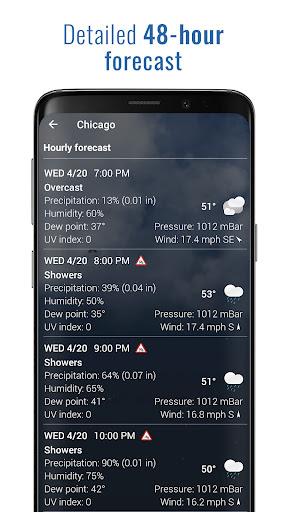 Sense V2 Flip Clock & Weather - Image screenshot of android app