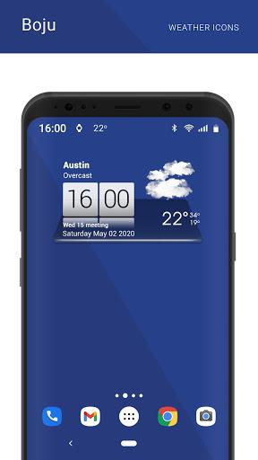 Boju weather icons - عکس برنامه موبایلی اندروید