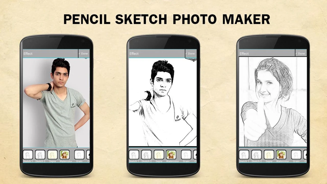 Pencil Sketch Photo Art - عکس برنامه موبایلی اندروید