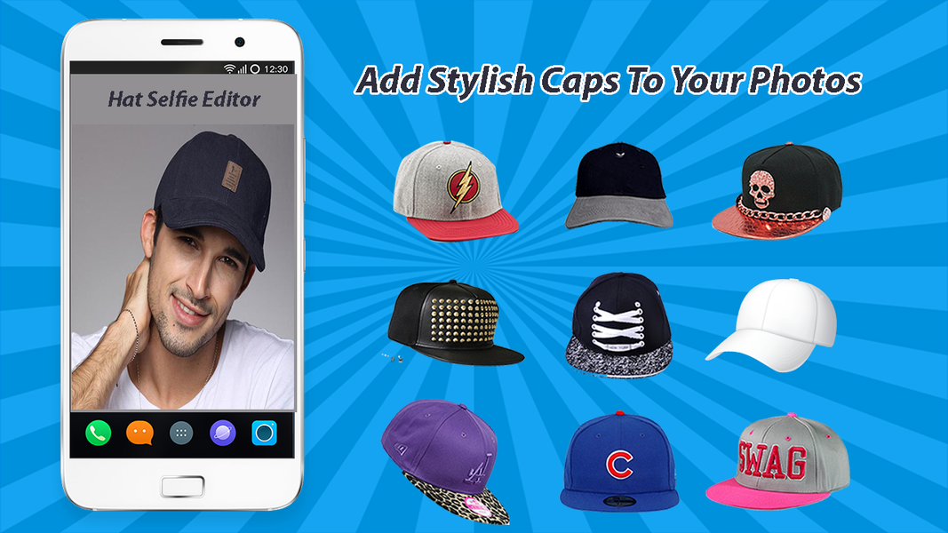 Add a hat store to a picture