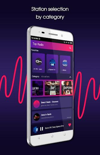 Top Radio - online radio for free - Image screenshot of android app