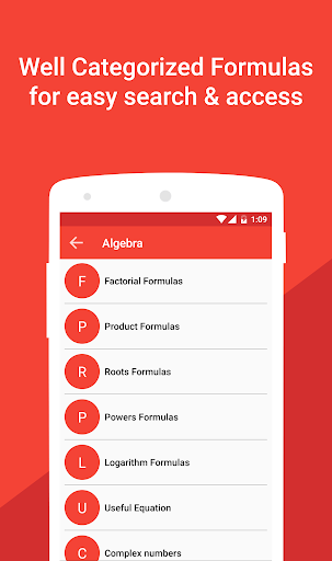 Math Formulas with Calculator - عکس برنامه موبایلی اندروید