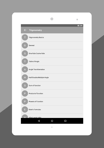 Math Formulas with Calculator - عکس برنامه موبایلی اندروید
