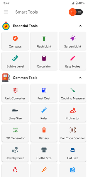 Smart Tools - Multipurpose Kit - Image screenshot of android app