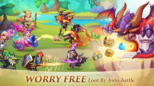 Idle Heroes - Gameplay image of android game