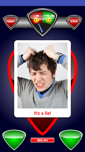 Lie Detector Face Test - عکس برنامه موبایلی اندروید