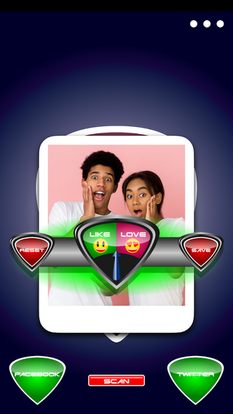 Love Test Face Scanner Game - عکس برنامه موبایلی اندروید