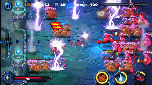Defender - Gameplay image of android game