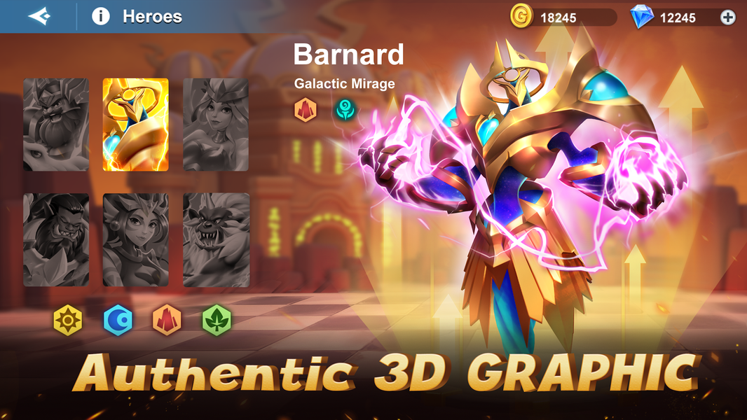 Tap Legends: Tactics RPG - Gameplay image of android game