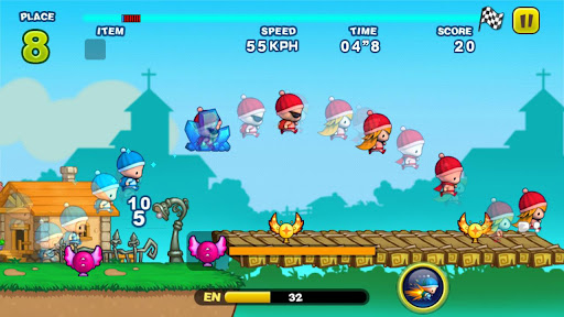 Turbo Kids - Gameplay image of android game