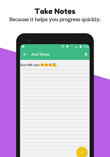 Body Mass Index & Ideal Weight - Image screenshot of android app