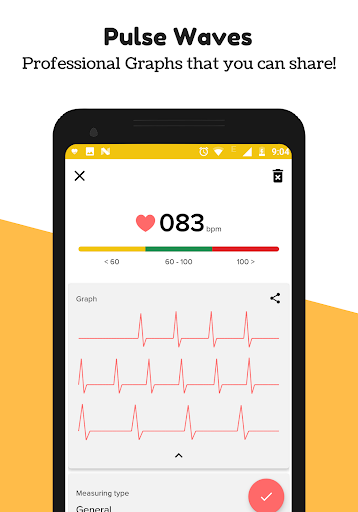 Heart Rate Monitor - Image screenshot of android app