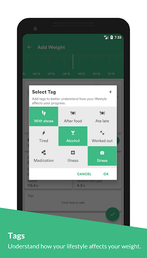 Weight Tracker - Weight Loss M - عکس برنامه موبایلی اندروید