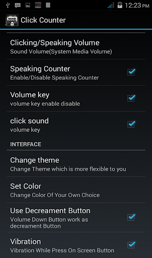 Click Counter - Image screenshot of android app