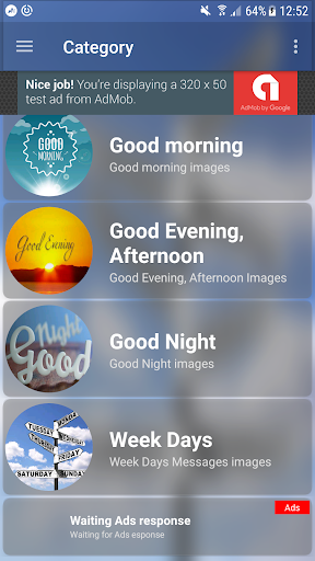 Good Morning, Evening, Night - Image screenshot of android app