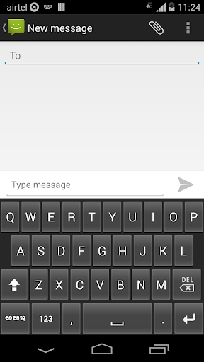 Telugu Keyboard - Image screenshot of android app