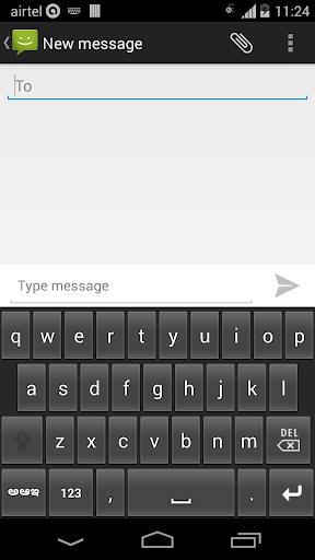 Telugu Keyboard - Image screenshot of android app