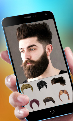 Cool Beard & Mustache Photo Editor-Man Hairstyles - عکس برنامه موبایلی اندروید