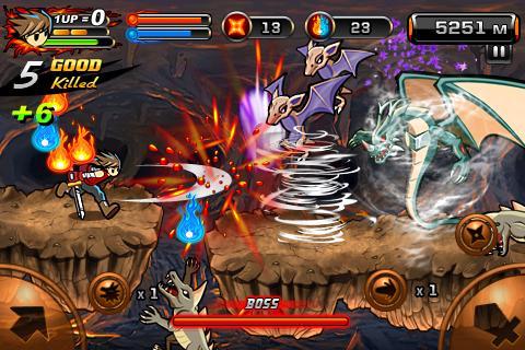 DevilNinja2-Cave - Gameplay image of android game
