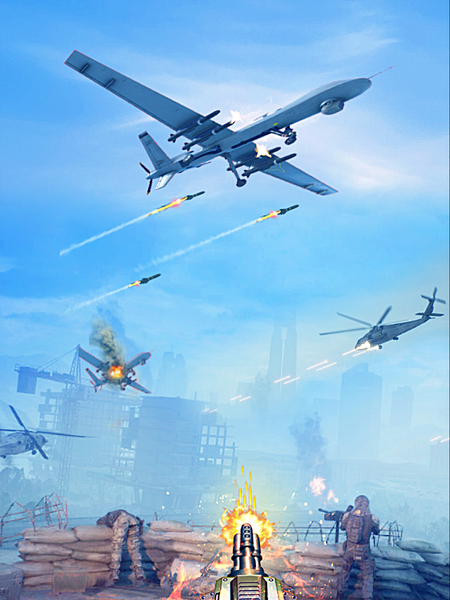 Drone Modern War - Image screenshot of android app