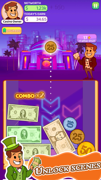Begging or alms: Merge to Rich - عکس بازی موبایلی اندروید