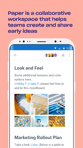 Dropbox Paper - Image screenshot of android app