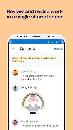 Dropbox Paper - عکس برنامه موبایلی اندروید